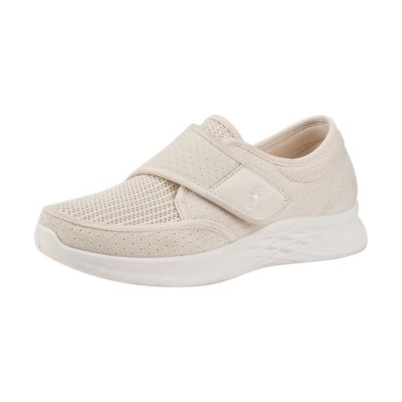 Women's Shoes Extra Wide Comfortable Adjustable with Non-Slip Air Cushion Bottom for Elderly Swollen Feet Edema Walking Shoes, 38