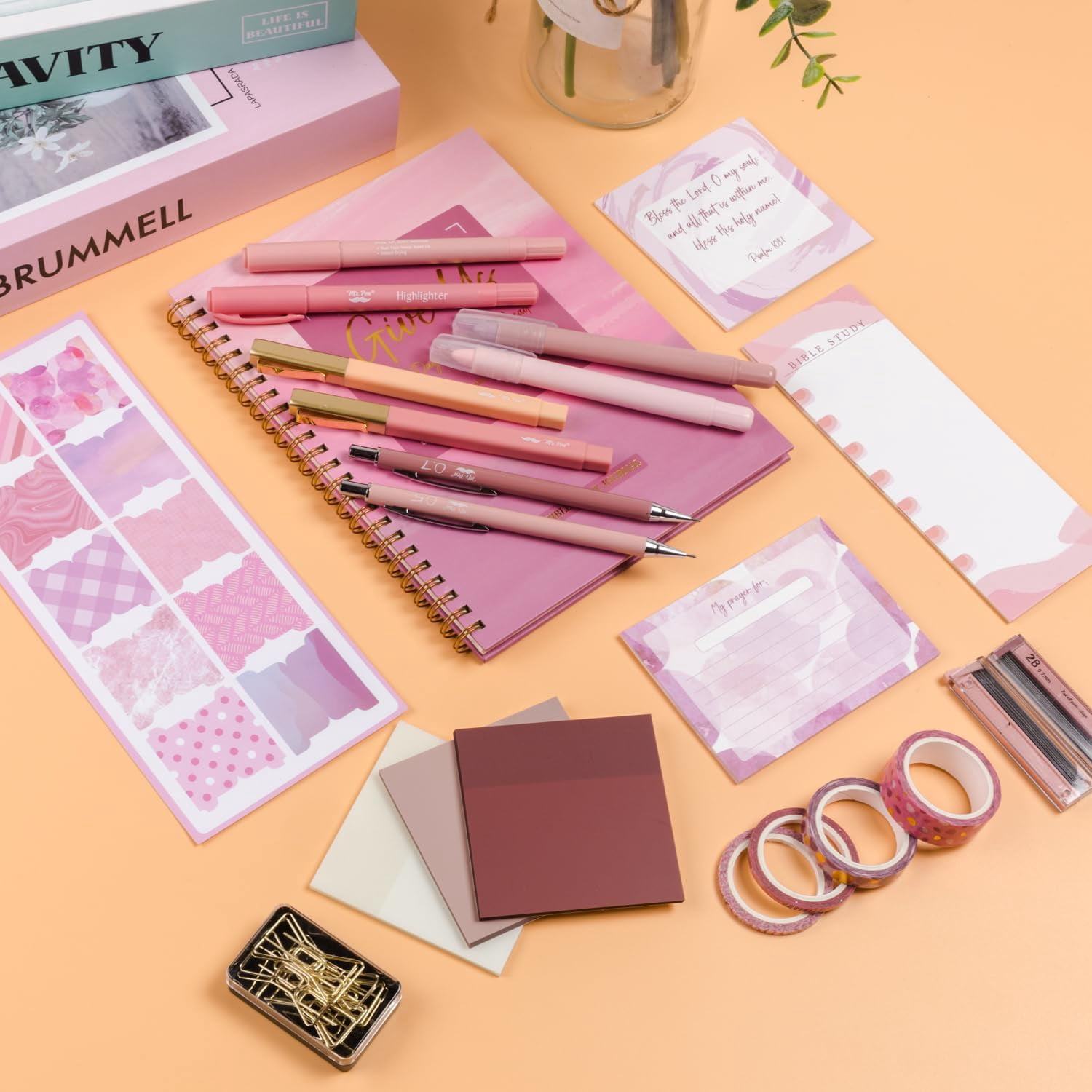 Mr. Pen- Bible Journaling Kit, Bible Highlighters and Pens No Bleed