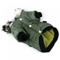 thumbnail image 6 of FNNMNNR Dog Autumn Winter Pockets Hooded Jacket Durable Coat For Small Dog Chihuahua Puppy Soft Warm Snowsuit, 6 of 7