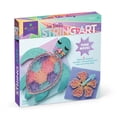 thumbnail image 1 of Arte artesanal con cuerdas con forma de tortuga marina y flor de hibisco, 1 of 9