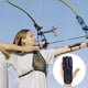 thumbnail image 4 of Accesorios para dedos de guantes de tiro con arco - Guantes de cuero para arco recurvo y compuesto - Protector de tres dedos para tiro con arco, 4 of 8
