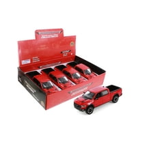 2019 Dodge Ram 1500 Crew Cab Rebel Pickup Truck, Red - Showcasts 71358D - 1/24 Scale Diecast Model Car