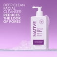thumbnail image 4 of Native Deep Cleansing Face Wash for Oily to Combination Skin, Sulfate Free, with Salicylic Acid and Eucalyptus, 12.5 fl oz, 4 of 15