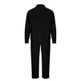thumbnail image 5 of YOIAVAIOY Men Corduroy Set Solid Long Sleeve Shacket and Pants Tracksuit Matching Sets Fall Winter Casual Outfits Black S, 5 of 7