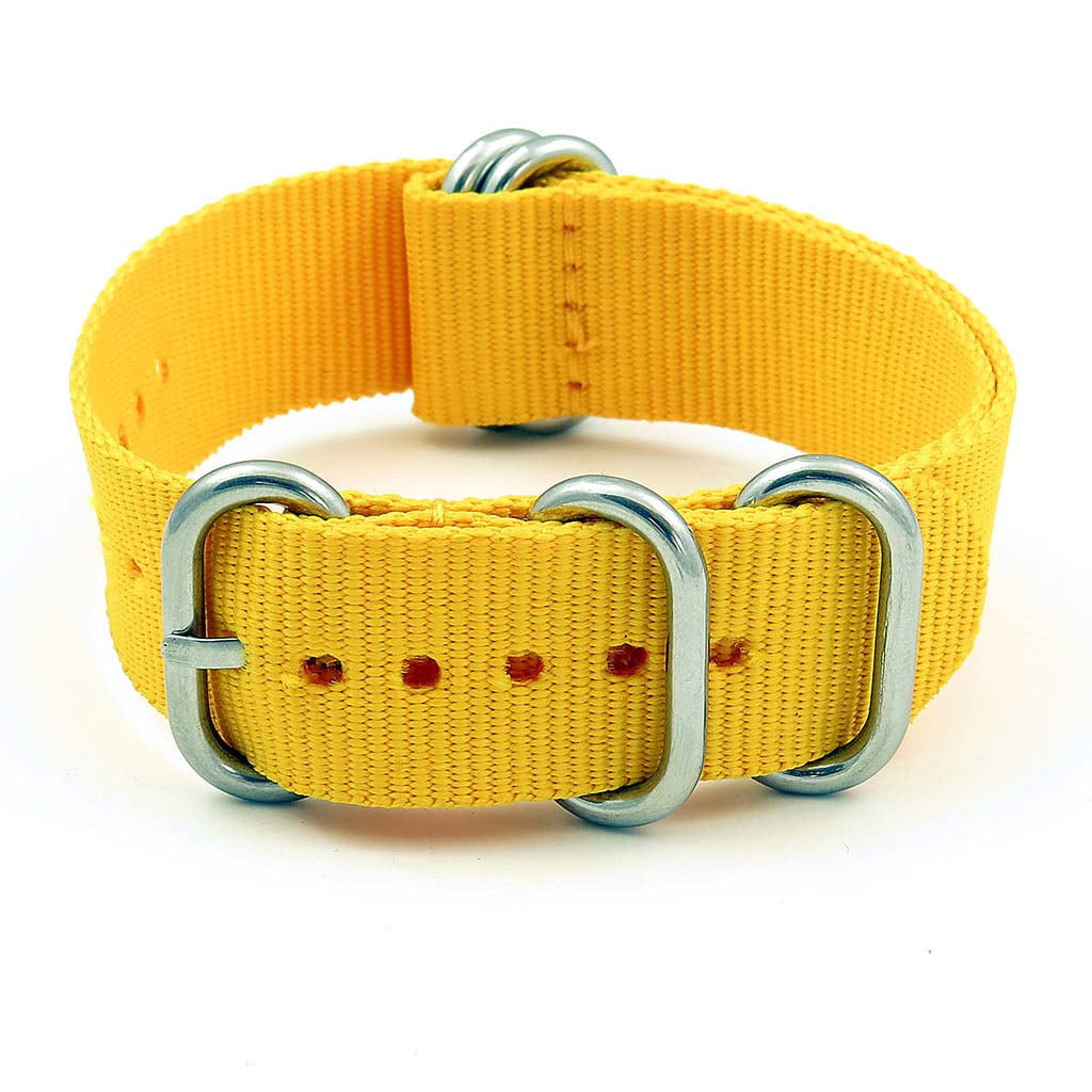StrapsCo Nylon 5 Ring OnePiece Watch Strap