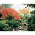 thumbnail image 2 of Maureen Love 31x26 White Modern Wood Framed Wall Art Titled - Japanese Garden I, 2 of 5