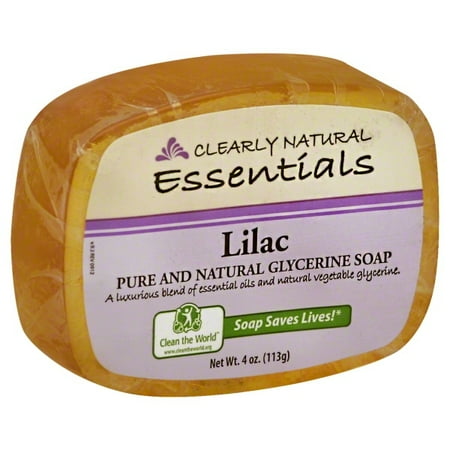Beaumont Products Clearly Natural Essentials Glycerine Soap, 4 oz