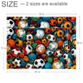 thumbnail image 2 of Football Polyester Chair Mat for Hardwood Floors with Right-Angle Design - Durable Floor Protector for Office and Home - Desk Mat for Carpets and Hard Floors - 47" x 35" - Black, 2 of 6
