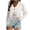 #049-Multicolor, variant on Craaazy Women's Christmas V Neck Long Sleeve Top Loose Funny Christmas Blouses Gifts