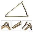 thumbnail image 4 of Uxcell Metal Purse Frames, 7.3" 4Pack Kiss Lock Clasp Frame for Coin Bags Sewing DIY, Bronze, 4 of 6