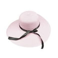 thumbnail image 1 of Chapeau de Paille Arc Ruban d'Été Coréen Style Chapeau de Dôme, 1 of 10