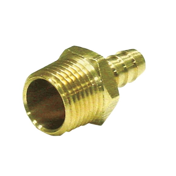 Adaptador de latón Homeplus+ de 1/2 pulgadas de profundidad x 3/4 pulgadas de diámetro, 1 paquete