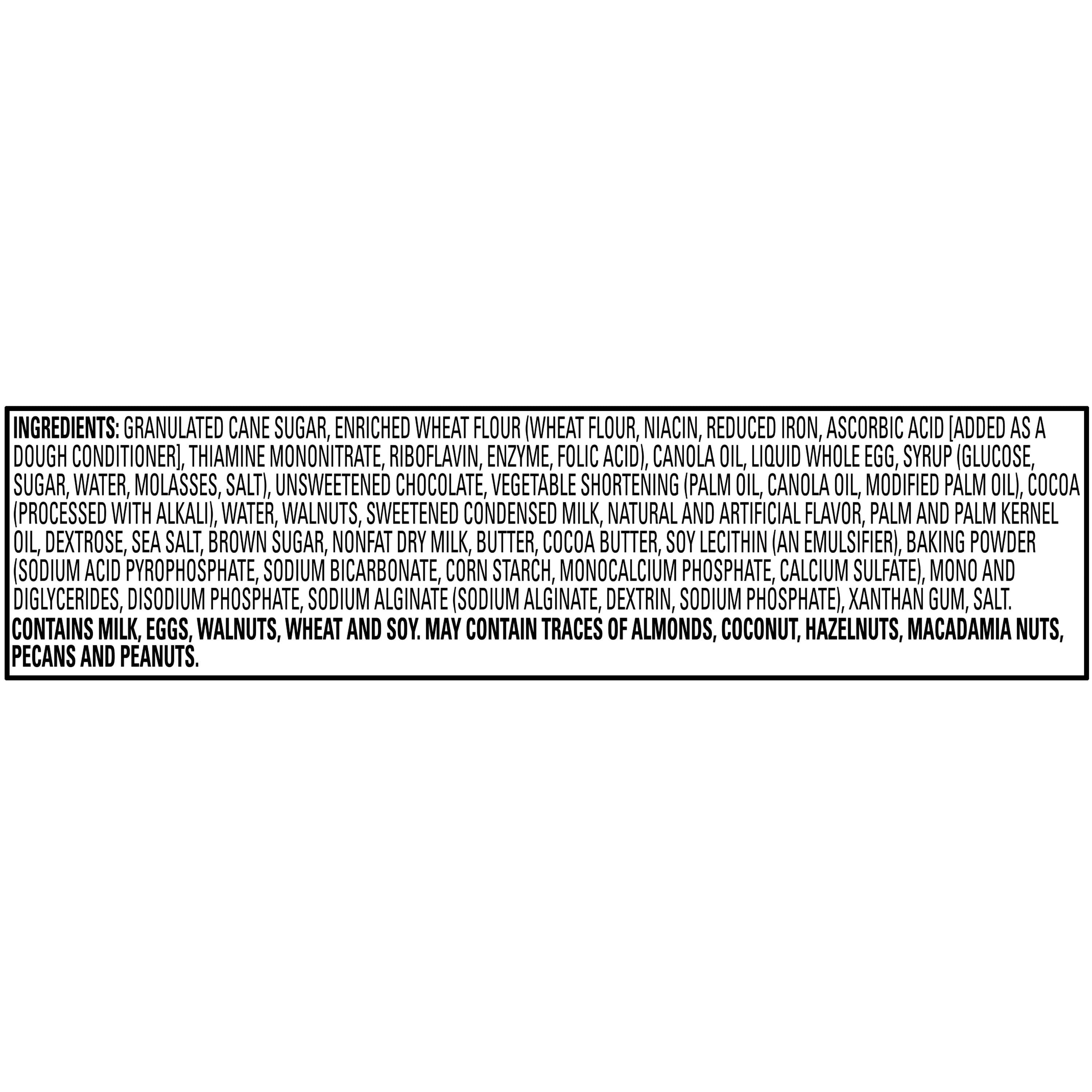Marketside Bite Sized Turtle Chocolate Brownies, 13.3 oz, 12 Count (Shelf-Stable)
