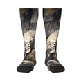 thumbnail image 1 of Balery Graceful Snow Leopard Calcetines novedosos Calcetines deportivos Calcetines hasta la rodilla Calcetines de algodón Calcetines originales y geniales, 1 of 6