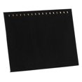 thumbnail image 1 of Bandeja organizadora de joyas de terciopelo negro con 17 ganchos para collares (17 ganchos), 1 of 5