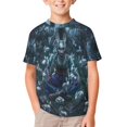 thumbnail image 2 of Dead by Daylight DBD Kids Short Sleeve Tee Shirt Novelty Crewneck T-Shirts Unisex Summer Blouse Tops for Boys Girls 150CM, 2 of 8