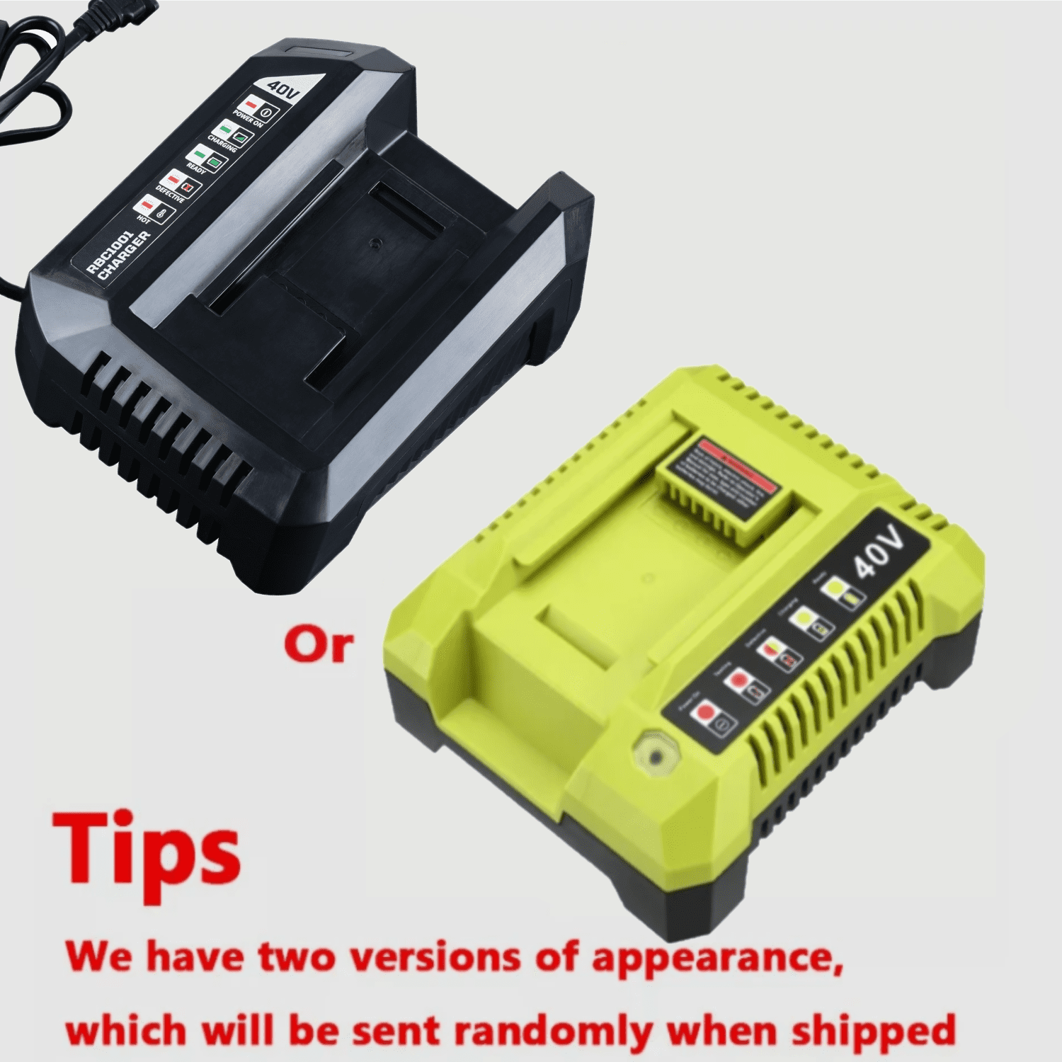 2Pack 6.0Ah OP4040 Replacement for Ryobi 40V Battery with OP401 Charger Compatible with Ryobi 40 Volt Battery Lithium OP40601 OP40401 OP4026 OP4050 Compatible with 40V Battery Power Tools