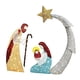 thumbnail image 2 of Estacas de la Sagrada Familia para jardín con luz, juego de figuras de belén para césped Tipo A, 2 of 7