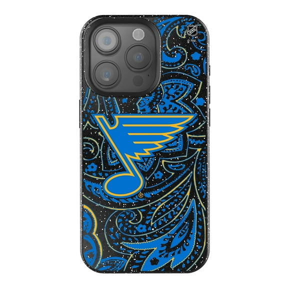 Keyscaper Black St. Louis Blues Paisley Bling iPhone Case
