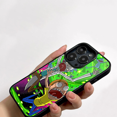 thumbnail image 2 of Cartoon R-Rick Funny Phone Case For IPhone 11 12 13 14 15 16 Plus Pro Max Mirror Acrylic PC TPU Cover z1 iphone 13 Pro Max, 2 of 6