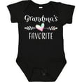 thumbnail image 3 of Inktastic Grandmas Favorite Heart Grandchild Boys or Girls Baby Bodysuit, 3 of 5