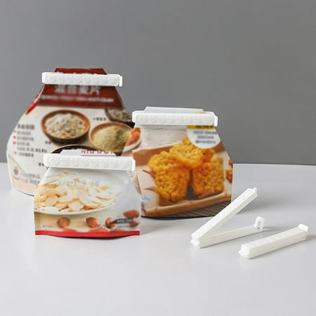 

5Pcs Plastic Bag Sealer Snack Fresh Food Storage Bag Clips Kitchen Sealing Tool Accessories Vacuum Sealing Clamp Food Clip