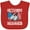 Red, variant on Inktastic Veterans Day Military Veteran Boys Baby Bib