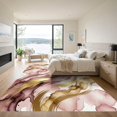 thumbnail image 3 of ODIKA 5'x7' Machine Washable Non-Slip Area Rug, Abstract Blush Pink High Traffic Rug, Pink, 1184704, 3 of 7