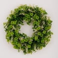 thumbnail image 4 of St Patricks Day Artificial Eucalyptus Wreath Saint Patrick Decorations for Front Door - 20" St Paddys Shamrock Decor for Spring Home Wall Porch Party Supplies, 4 of 8