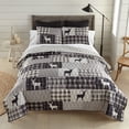 thumbnail image 4 of Your Lifestyle by Donna Sharp Ridge Point Microfiber Quilt Set from  Twin, 4 of 12