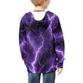 thumbnail image 4 of chaqlin Boys' Fashion Hoodies & Sweatshirts Lightning Full-Zip Hoodie for Boys Girls Long Sleeve Hooded Jacket Casual Outerwear with Pockets Size 6-7, 4 of 7