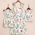 thumbnail image 1 of Robe de Plage Familiale Mère Fille Tenues Assorties Fille, 1 of 5