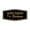 Black Gold, variant on Signs ByLITA Fancy Quiet Please I'm Studying Sign (Brushed Silver) - Medium