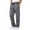 Grey, variant on Plus Size Mens Stretch Pants Casual Baggy Dress Pants Elastic Waist Drawstring Lightweight Trousers Wide Leg Straight Tapered Pants (Black,Large)