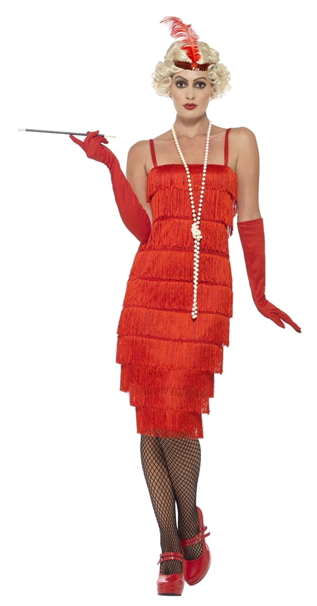 Red Flapper Costume for Men Size M US 10 12 Lebanon Ubuy