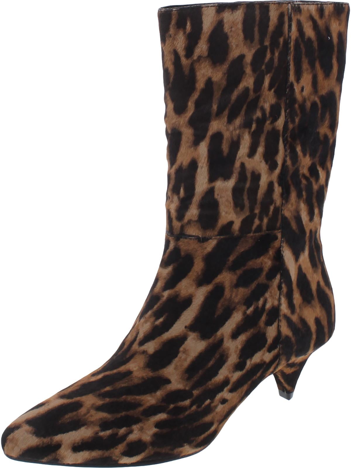 Padded Insole Mid-Calf Boots Tan 