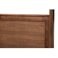 thumbnail image 4 of Baxton Studio Veronica Modern and Contemporary Walnut Brown Finished Wood Queen Size Platform Canopy Bed, 4 of 5