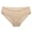 Beige, variant on Women's Diamond Net Briefs Low Rise Stretch Soft Comfortable Stylish Floral Panties Lightweight Breathable Solid Color Underwear for Everyday Wear Beige One Size