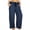 Navy, variant on Plus Size Wide Leg Sweatpants for Women with Pockets Drawstring 1X-5X Yoga Casual Jogger Trouser Pants (XL, Dark Gray)