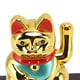 thumbnail image 4 of Solar Powered Waving Lucky Cat Solar Powered Gold Welcoming Waving Hand Paw Up Wealth Fortune Lucky Cat Gold, 4 of 4