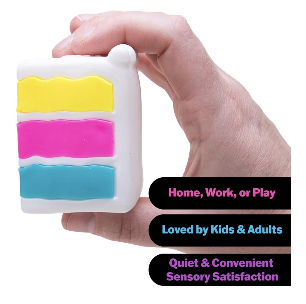 Nee Doh Peace O' Cake Squishy Fidget Stress Relief Stress Ball (1 Piece)
