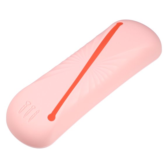 Unique Bargains 1Pc Travel Makeup Bag Makeup Organizer Bag Silicone Portable Pink