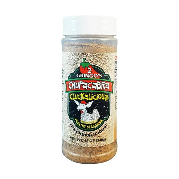 2 Gringos Chupacabra Cluckalicous Poultry HYZ01 Seasoning, 12 Ounces