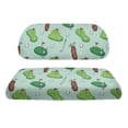 thumbnail image 2 of Pzuqiu Cartoon Golf Themed Golf Cart Seat Cover Set - Breathable Stretchable Polyester, 2-Piece, Universal Fit for EZGO, Club Car & Yamaha, 2 of 10