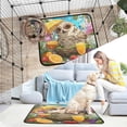 thumbnail image 7 of RMDQTR 3Pack Set of Small Pet Potty Pads Reusable Ultra-Absorbent Pet Training Pads Leak-Proof Pet Pads Vacation Owl, 7 of 7
