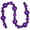 Purple, variant on Northlight 3-Finish Shatterproof Ball Christmas Garland - 6' x 4" - White - Unlit