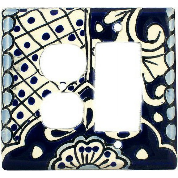 Decora-Outlet Traditional Talavera Switch Plate