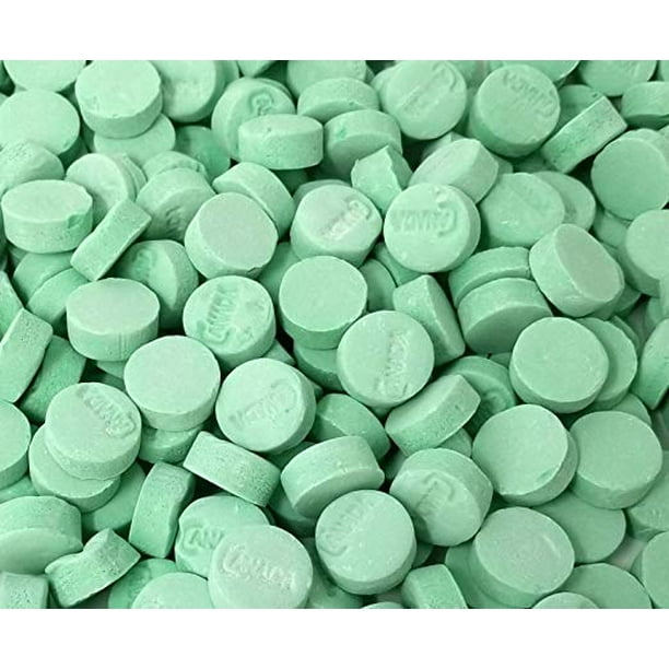 Necco Canada Lozenge Spearmint Candy, Light Green Color Hard Candy