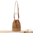 thumbnail image 6 of Jiibva Summer Woven Rattan Handbag Bags, Women Straw Shoulder Bag Drawstring Straw Purse Beach Shoulder Tote Handbags for Women, 6 of 7
