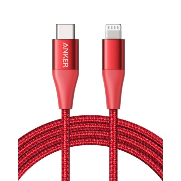 Anker USB C to Lightning Cable [6ft] Powerline+ II Nylon Braided Cable, Supports Power Delivery